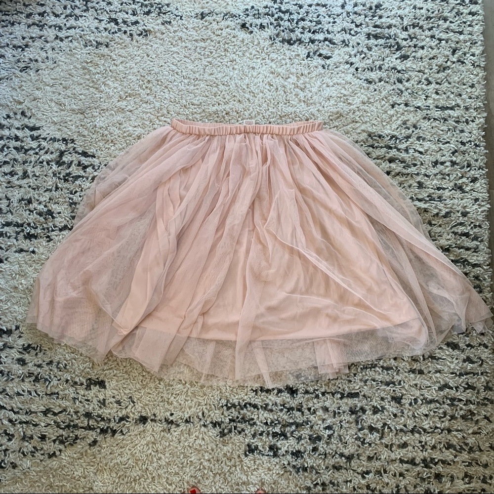 🩰MOSSIMO PINK MESH TUTU-STYLE MIDI SKIRT🩰